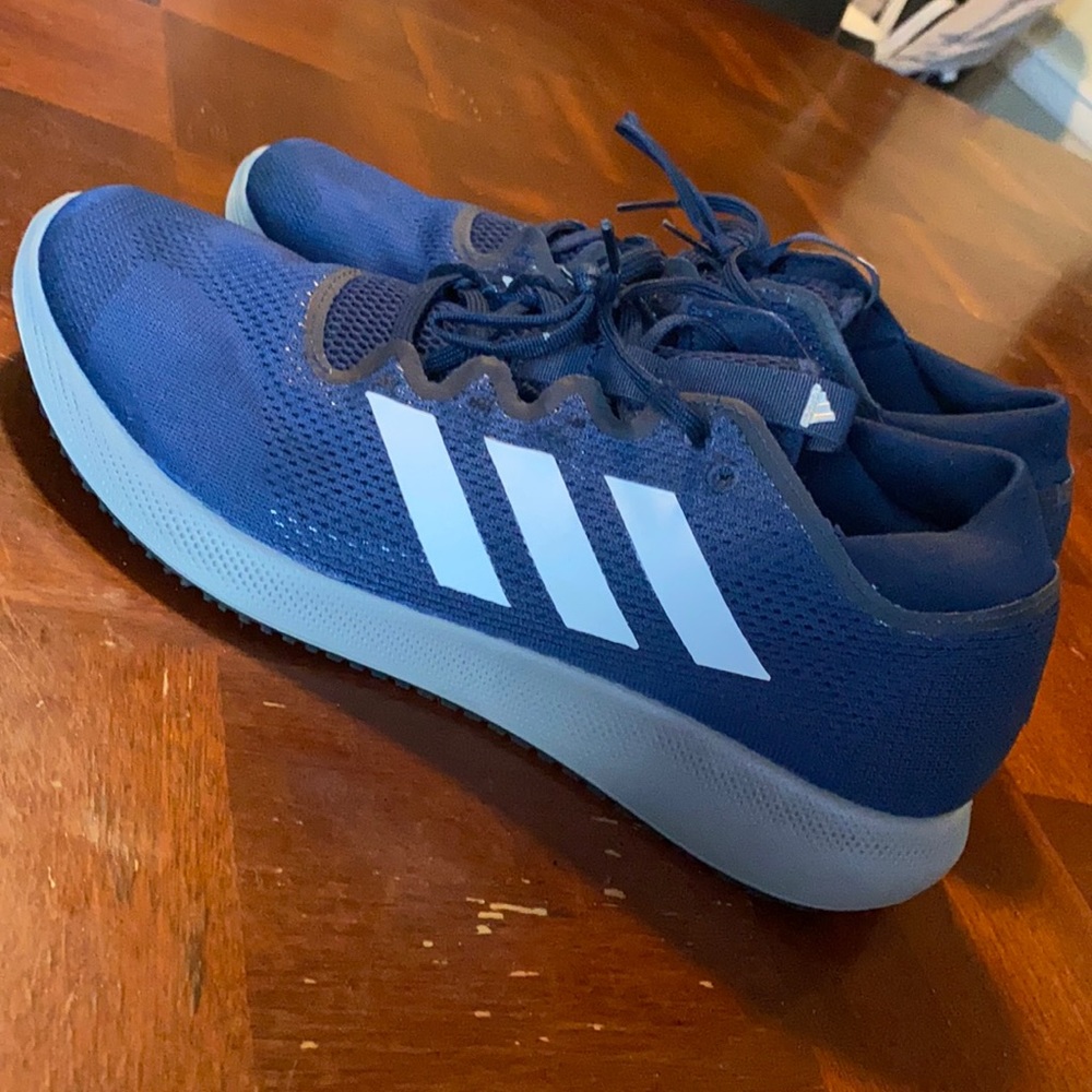 Adidas running shoes.
